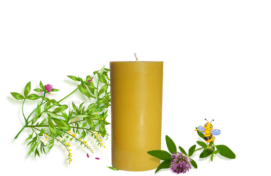 Beeswax Pillar Candle