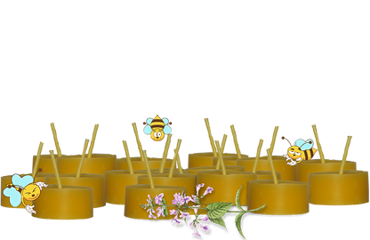 Beeswax Tealight Candles - 16-pack